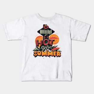 Hot Goth Summer Vintage Kids T-Shirt